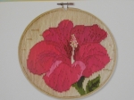 Lady Bird Designs Long Stitch Kit - Hibiscus Blush